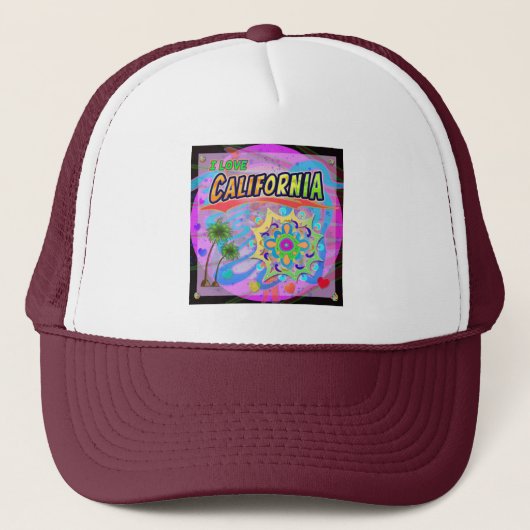 I LOVE California True Progress Casquette (Devant)