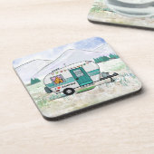 I Love Camping Dessous de verre (Côté gauche)