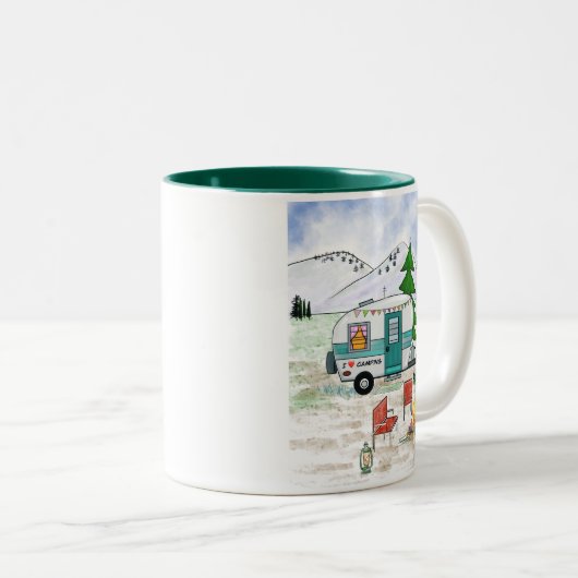 I Love Camping Mug (Devant droit)