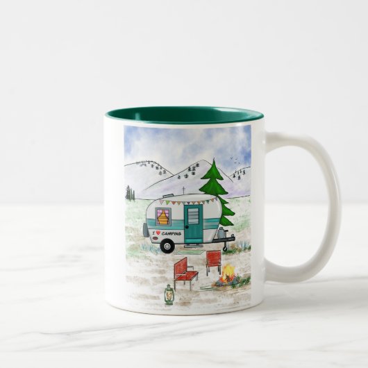 I Love Camping Mug (Droit)