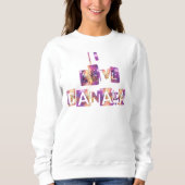 I Love Canada Femmes Sweatshirt de base (Devant)