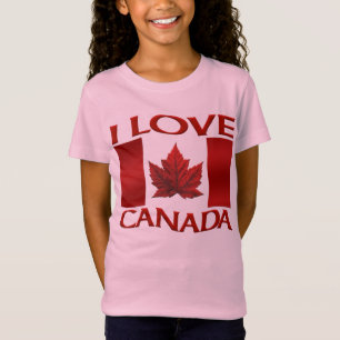 I Love Canada Kind Souvenir Canada Day Shirt