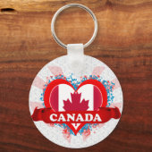  I Love Canada Sleutelhanger (Voorkant)