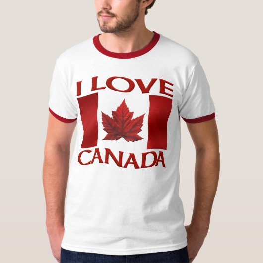 I Love Canada T-shirt Cadeaux Souvenir Canada Chem (Devant)