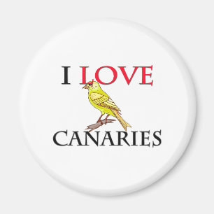 I Love Canaries Magneet