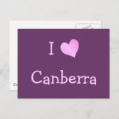 I Love Canberra Briefkaart (Voorkant / Achterkant)