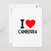 I Love Canberra Briefkaart (Voorkant / Achterkant)