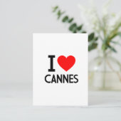 I Love Cannes Briefkaart (Staand voorkant)
