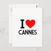 I Love Cannes Briefkaart (Voorkant / Achterkant)