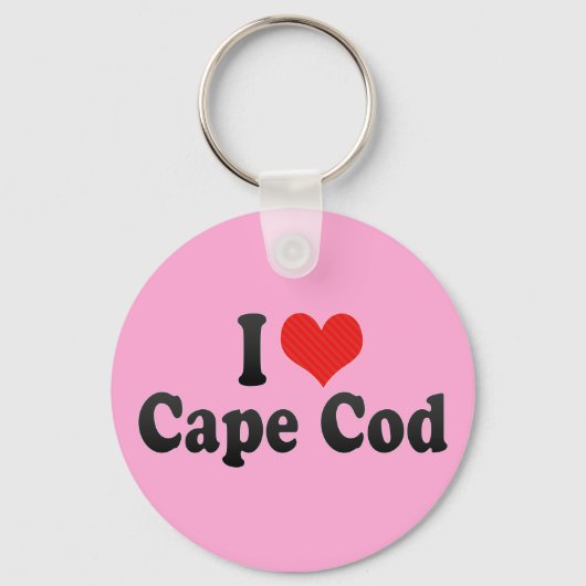 I Love Cape Cod Sleutelhanger (Voorkant)