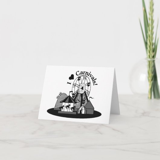 I Love Carnivals! Kaart (Voorkant)