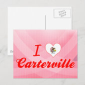 I Love Carterville, Illinois Briefkaart (Voorkant / Achterkant)