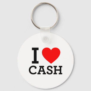 I Love Cash Sleutelhanger