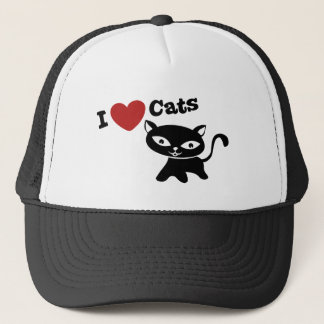 I Love Cat Trucker Pet