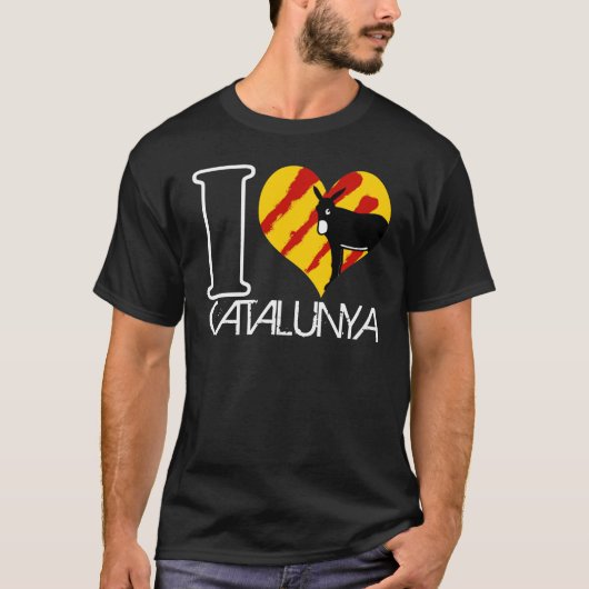 I Love Catalunya T-shirt (Voorkant)