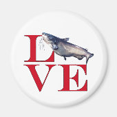 I Love Catfish Magneet (Voorkant)