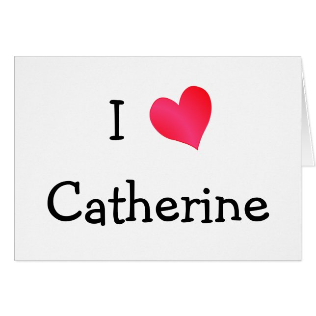 I Love Catherine (Devant horizontal)