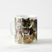 "I Love Cats" Collage Mug (Devant gauche)