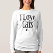I Love Cats T-Shirt (Devant)