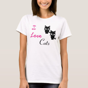 "I Love Cats" VrouwenHanes Nano T-Shirt