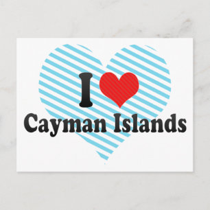 I Love Cayman Islands Briefkaart