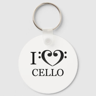 I Love Cello-sleutelhanger Sleutelhanger