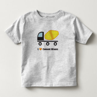 I Love Cement Mixers Kinder Shirts