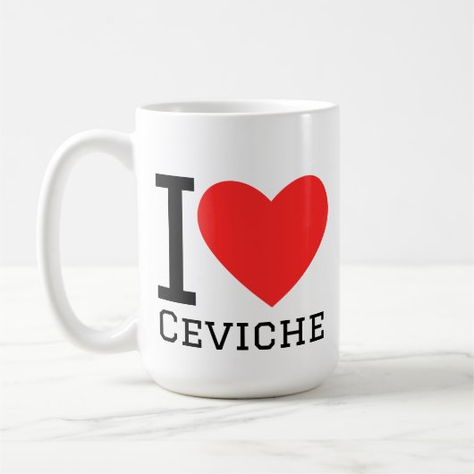 I love ceviche koffiemok (Links)