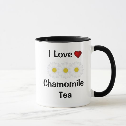 I Love Chamomile Tea Cup & Personnalisable Mug (Droite)