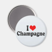I Love Champagne Magneet (Voorkant / Achterkant)