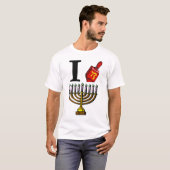I Love Chanukah Shirt (Voorkant volledig)