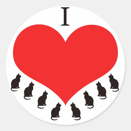 I Love Chats Stickers (Devant)