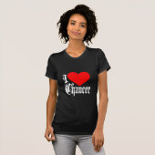 I Love Chaucer T-shirt (Voorkant volledig)