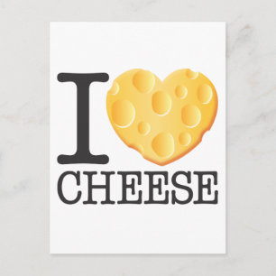 I Love Cheese Briefkaart