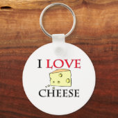 I Love Cheese Sleutelhanger (Voorkant)