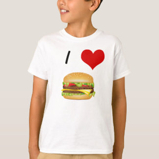 I Love Cheeseburger T-shirt enfant