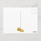 I Love Cheeseburgers Briefkaart (Achterkant)