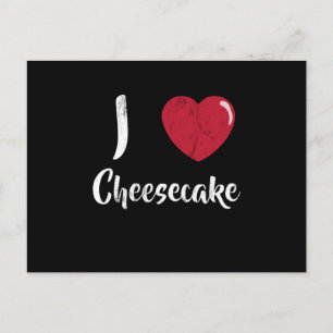 I Love Cheesecake Food Lover Briefkaart