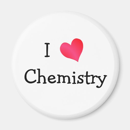 I Love Chemistry Magneet (Voorkant)