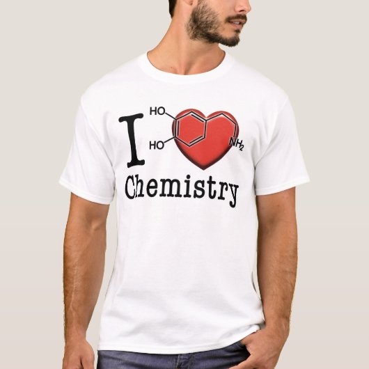 I Love Chemistry T-shirt (Voorkant)
