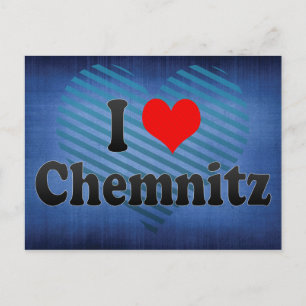 I Love Chemnitz, Duitsland Briefkaart