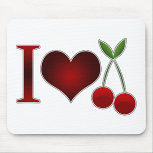 I Love Cherries Muismat