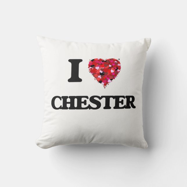 I Love Chester Kussen (Voorkant)
