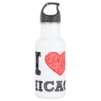 I-Love-Chicago Waterfles