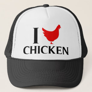I Love Chicken Trucker Pet
