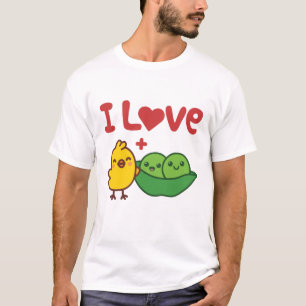 I Love Chickpeas Hummus Kawaii T-shirt