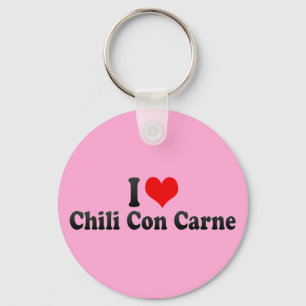 I Love Chili Con Carne Sleutelhanger