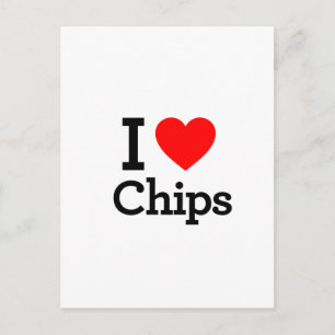 I Love Chips Briefkaart