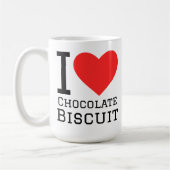 I love chocolate biscuit koffiemok (Links)