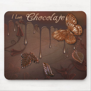 I Love Chocolate Mousepad Muismat